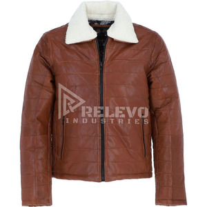 Veste d'hiver rembourrée pour homme sur mesure, imperméable, en polyester, avec doublure en mélange de spandex, col montant chaud, fermeture éclair - Product Image 6