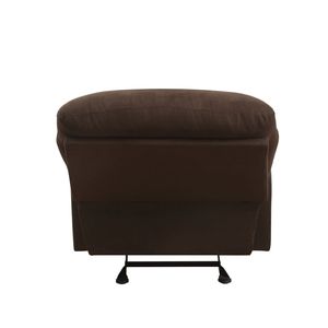Fauteuil inclinable Arcadia en microfibre chocolat, solution confortable pour l'assise à domicile - Product Image 3