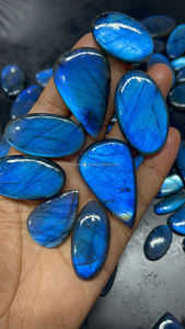 Cabochons de Labradorite Flashy Bleus Naturels Pierres Précieuses en Vrac pour la Fabrication de Haut Prix de Gros pour les Pierres Précieuses de Labradorite Bleue - Product Image 3