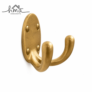 Solid Brass Shell Wall <b>Hook</b> <b>Decorative</b> <b>Coat</b> <b>Hook</b> Gold Finish Heavy Duty Wall Mounted <b>Hook</b> for Bathroom Bedroom Entryway - Product Image 2