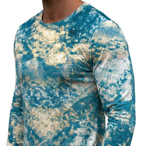 Chemise de pêche unisexe à manches longues, imprimé camouflage violet par sublimation, séchage rapide, UPF 50, antibactérienne, Spandex/Polyester 160g - Product Image 6