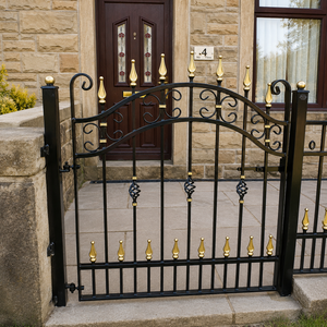 Paneles de Cerca de Hierro Forjado Personalizados, Cerca Metálica Decorativa de Seguridad para Exteriores, para Villas, Proyectos Residenciales y Comerciales - Product Image 4