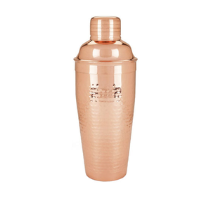 Ensemble cadeau unique de shaker à cocktail en cuivre et métal, acceptant le logo personnalisé, agitateur à cocktail en cuivre avec passoire, Noël - Product Image 2