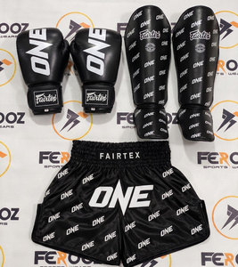 ชุดมวยไทย Fairtex หนังแท้ สีฟ้าและสีดำ ชุดฝึกศิลปะการต่อสู้ คุณภาพสูง OEM สำหรับผู้ใหญ่ - Product Image 6
