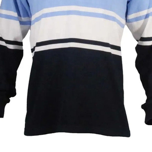 Chemises de rugby vintage personnalisées à manches longues, polo 100% coton, broderie lourde, logo, maillot de rugby pour hommes - Product Image 3