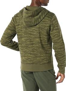 Sweat à capuche unisexe personnalisé avec fermeture éclair intégrale, coupe-vent vierge pour homme, veste à capuche zippée pour homme - Product Image 3