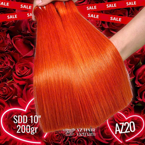 Extensiones de Cabello Vietnamita Virgen de Alta Calidad, Textura Suave y Sedosa, Color Liso, de AZHair, Longitud Completa de 8-32 Pulgadas, Grado 12A - Product Image 6