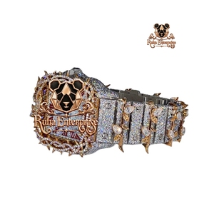 Reloj de Pulsera de Cuarzo con Aspecto de Diamante Helado Moderno, Carcasa Metálica Geométrica, Marcadores Decorativos en la Esfera, Cierre Plegable Seguro - Product Image 4