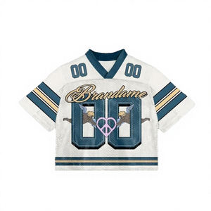Camisetas de Fútbol Americano al por Mayor para Hombre, Personalizadas, Deportivas, Holgadas, Transpirables, de Manga Corta, Tallas Grandes - Product Image 6