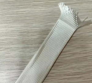 SUNBOW UFG-001 <b>Heat</b> Treated Fiberglass Yarn Insulating Sleeve for Wire <b>Cable</b> 220V Rated High Temperature Application - Product Image 1