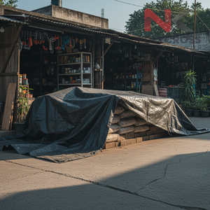 Lona Impermeable Azul al por Mayor, Lona de Doble Revestimiento de Alta Resistencia 350gsm, Uso Agrícola y Marino, ISO9001, Suministro a Granel - Product Image 5