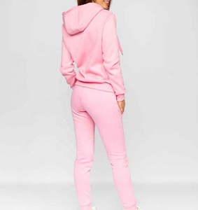 Vente en gros OEM 2024 Respirant Imprimé 100% Coton Survêtement pour Femmes Sweat-shirt Décontracté Pantalon de survêtement à capuche - Product Image 2