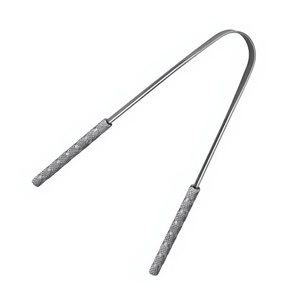Raspador de Lengua de 5 Pulgadas, Acero Inoxidable y Titanio, Instrumento Quirúrgico Manual, Elimina el Mal Aliento, Higiene Bucal, Certificado CE - Product Image 2