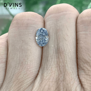 Diamant de laboratoire D'vins Jewels, taille ovale, HPHT/CVD, pierre libre pour la fabrication de bijoux - Product Image 3
