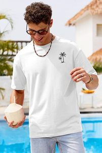 เสื้อยืดพิมพ์ลายผู้ชาย เสื้อผ้าลำลอง ดีไซน์กราฟิก ผ้าเนื้อนุ่ม แขนสั้น ระบายอากาศได้ดี สวมใส่สบาย มีสไตล์ แฟชั่นสตรีท - Product Image 4