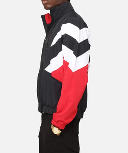 Veste coupe-vent vintage pour homme, surdimensionnée, à blocs de couleur, patchwork, vêtements de sport légers, veste coupe-vent en nylon - Product Image 4
