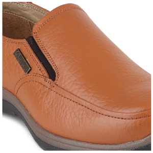 Chaussures décontractées contemporaines Elephant Tan pour hommes, élégantes, à lacets, confortables pour la marche quotidienne, chaussures de mode. - Product Image 4