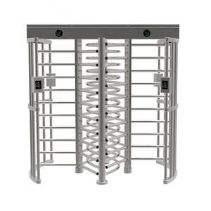 Tourniquet en acier inoxydable soudé pleine hauteur avec 3/4 bras et finition mate - Product Image 1