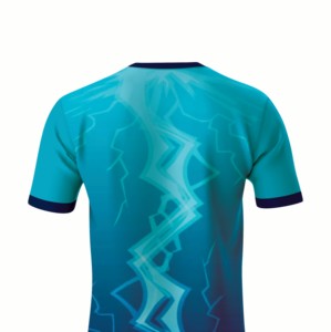 T-shirt élégant à logo frontal par sublimation, matière respirante 180g, design décontracté pour activités de plein air et voyages - Product Image 4