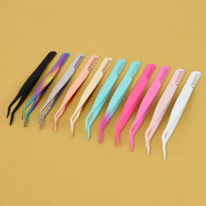 Prix de gros OEM – Pince à cils en acier inoxydable multicolores, applicateur Mirha Instruments - Product Image 6