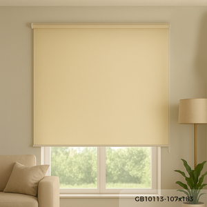 Persianas Enrollables Básicas de Crema GB10113 107x183cm del Fabricante Líder, el Mejor Proveedor B2B para Hogar y Oficina en Malasia, OEM, Más Vendidas - Product Image 1