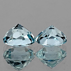 Aigue-marine bleu ciel naturel, pierre précieuse ronde extraite de la terre, qualité supérieure, certifiée GIA, grade AAA+, vente en gros - Product Image 5