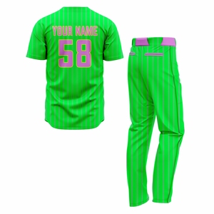 Uniforme de baseball sublimé de qualité supérieure avec tissu sportif respirant - Product Image 2