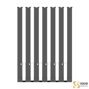 ชั้นวางของแบบเลื่อนได้อิสระสไตล์อิตาลี พร้อมขาตั้ง ประกอบง่าย ดีไซน์น้ำหนักเบา เหมาะสำหรับใช้ในโชว์รูมภายในอาคาร - Product Image 3