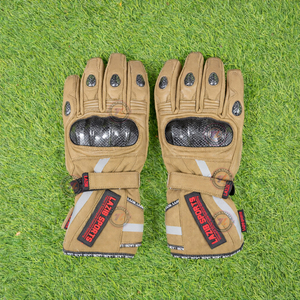 Guantes de Motocicleta Resistentes al Agua, Textiles, con Puño Largo, Palma de Cuero, Protección para Nudillos, para Invierno, Turismo, Carreras, OEM - Product Image 1