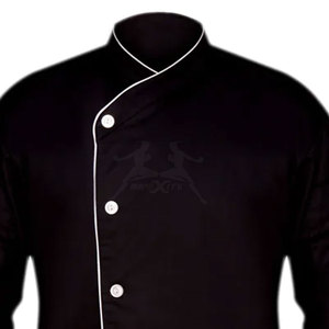 Uniforme de chef élégant, uniforme de chef de qualité supérieure, matériau respirant avec un design pratique et une coupe confortable pour la cuisine professionnelle - Product Image 4