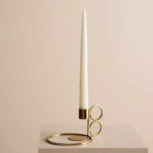 Premium Quality Metal Handmade Candlestick Holder with Adjustable Height and Handle for Home Decoration Design Candle Stand - Product Image 6