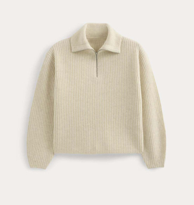 เสื้อสเวตเตอร์คอกลมผู้ชาย ผ้าขนสัตว์ 100% ทรงปกติ สีพื้น ถักทอสำหรับฤดูหนาว สไตล์มินิมอล ป้องกันขนร่วง - Product Image 2