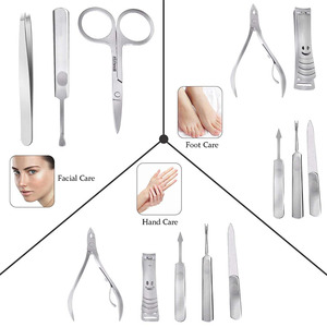 Ensemble de soins des ongles de luxe avec outils de manucure et pédicure de précision pour les soins personnels, coupe-ongles professionnel et kit de manucure - Product Image 2
