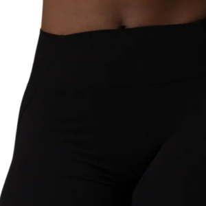 Pantalon de fitness noir pour femme, coupe large, taille haute, extensible, pour le yoga, la course, la gym, et les tenues décontractées ou sportives - Product Image 5