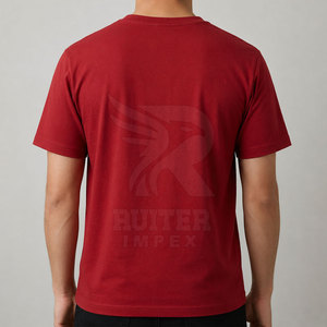 T-shirts pour hommes avec impression en relief, tissu en coton doux avec impression texturée de qualité supérieure pour les collections streetwear - Product Image 2