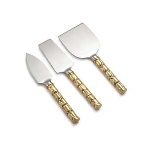 Juego de Cuchillos para Queso a Precio Accesible, Herramientas para Queso de Primera Calidad Chapadas en Oro, Espátula, Cuchillo en Forma de Corazón, Cubertería para Servir Queso Duro - Product Image 2