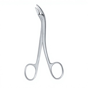 Pince à ligature incurvée en acier inoxydable de haute qualité de 14 cm, fabricant d'instruments chirurgicaux - Product Image 6