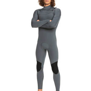 High Quality Men One Piece Neoprene Surfing Swimming <b>Wetsuit</b> Front Zipper Long Sleeve Printed Technics OEM Service Made - Product Image 1