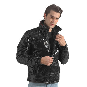 Custom Nylon Men's <b>Winter</b> Hooded Down Feel Padded <b>Waterproof</b> Puffer <b>Jacket</b> Men Warm Hoodie Puffer Coat for Mens Puffer <b>Jacket</b> - Product Image 3