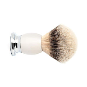 Brocha de Afeitar de Pelo Sintético para Hombre con Mango de Madera para Salón y Cuidado de la Barba, Herramientas Profesionales de Salón, Madera Cómoda - Product Image 3