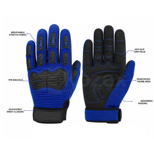 Guantes de Seguridad de Cuero Cómodos para Mecánicos, Trabajo de Reparación Automotriz al Aire Libre, Tela Transpirable, Diseño Ligero y Ecológico - Product Image 6