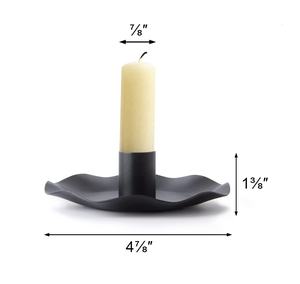 เชิงเทียนกันลื่นพร้อมที่จับดีไซน์โลหะทนทานสำหรับตกแต่งในห้องนั่งเล่นวันคริสต์มาสเชิงเทียนคุณภาพดี - Product Image 2