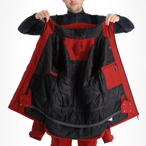 Extreme Cold Protection Breathable Waterproof Windproof Hooded Zipper Winter <b>Ski</b> Suit for Alpine Skiing Snowboarding Winter - Product Image 5