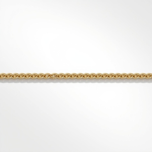 Collar con Colgante de Oro Blanco Sólido de 14K, Cadena de Lujo con Eslabones Entrelazados Clásicos, Joyería Fina, Venta al Por Mayor OEM - Product Image 4