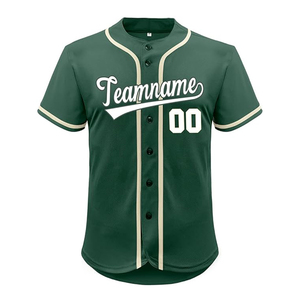 Camiseta de Béisbol Personalizada para Hombre, Blanca y Roja, de Dos Tonos, Manga Corta, con Botones, Uniforme Deportivo, Tejido de Malla Transpirable - Product Image 4