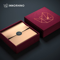 Magnetische Stabile Geschenkbox mit Goldfolien-Logo | Individuelle Luxus-Geschenkbox aus Schwarzem Papier für Schmuckverpackungen