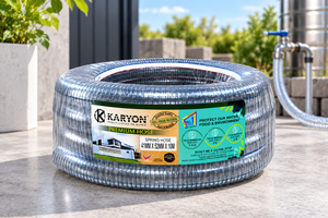 Heavy Duty PVC Suction Hose Flexible Steel Wire Reinforced Spiral Tube for Agriculture and Industry PVC Helix Reinforced Hose Fl - Product Image 1
