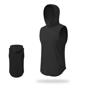 Men's Sports tank <b>Top</b> Quick-dry <b>Loose</b>-<b>fitting</b> <b>Vest</b> Fitness <b>Vest</b> for Men Basketball Training Hooded Fitness <b>Vest</b> - Product Image 1