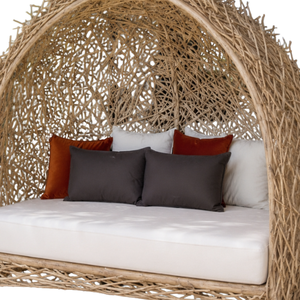 ARTERRA Chaise longue de luxe en teck avec auvent, pour hôtel, piscine, patio, plage, mobilier d'extérieur - Product Image 2