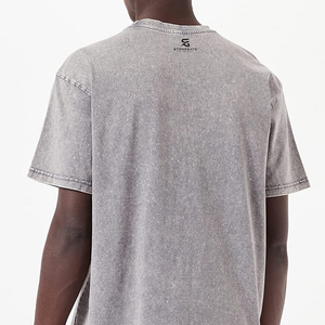 Camiseta Extra Grande con Logotipo de Marca Personalizado, 100% Algodón, Transpirable, Corte Holgado, Manga Corta, para Hombre, Verano 2026 - Product Image 3